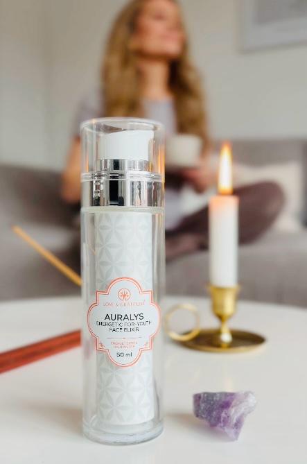 AURALYS Flakon mit Kerze und Amethyst